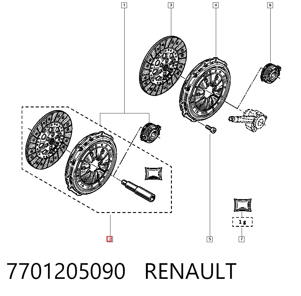 7701205090 Renault (RVI)