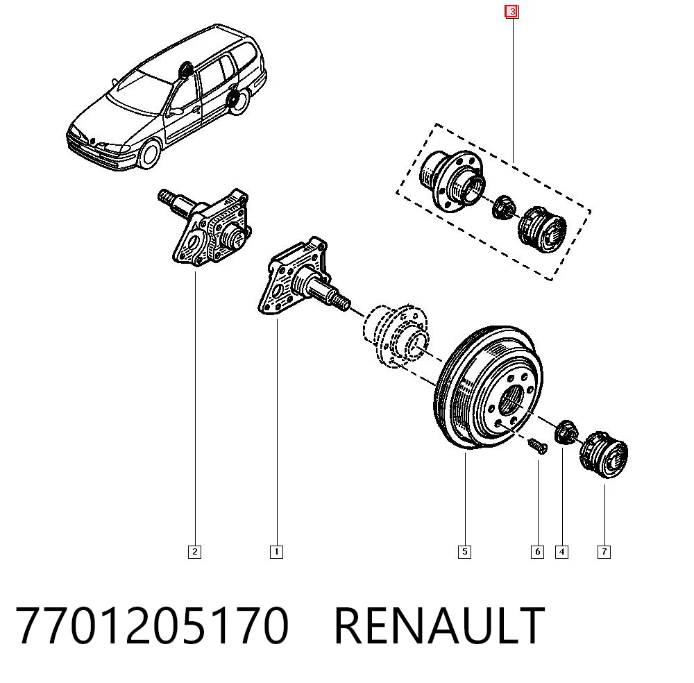 7701205170 Renault (RVI)