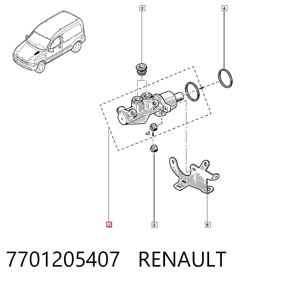 7701205407 Renault (RVI)