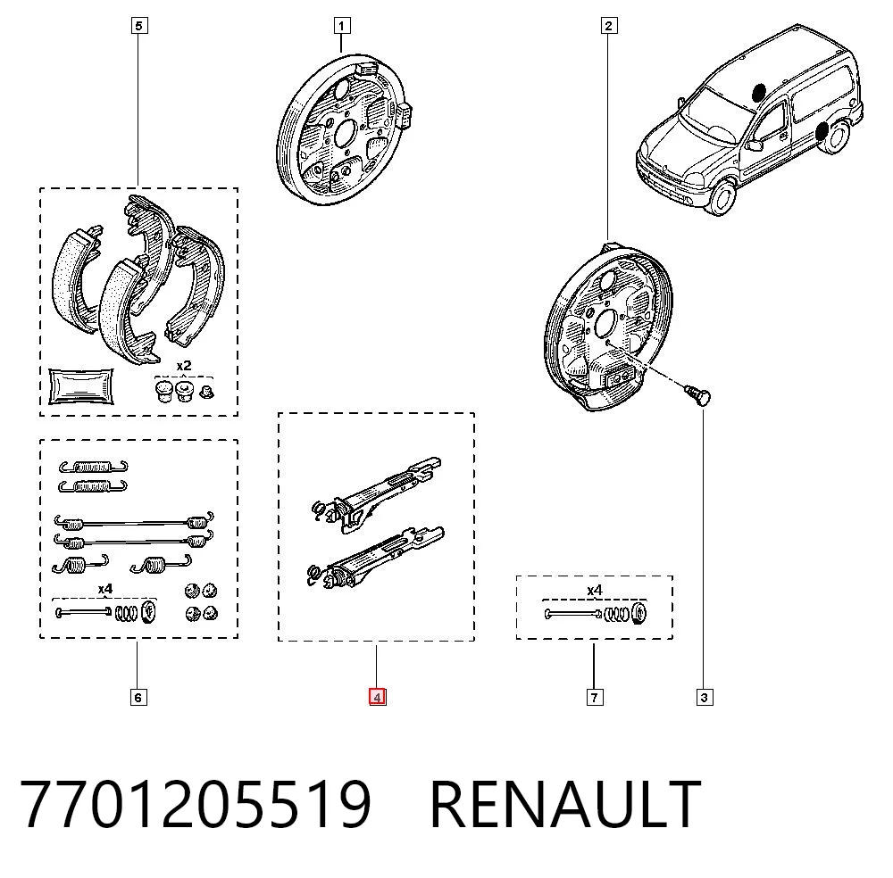 7701205519 Renault (RVI)