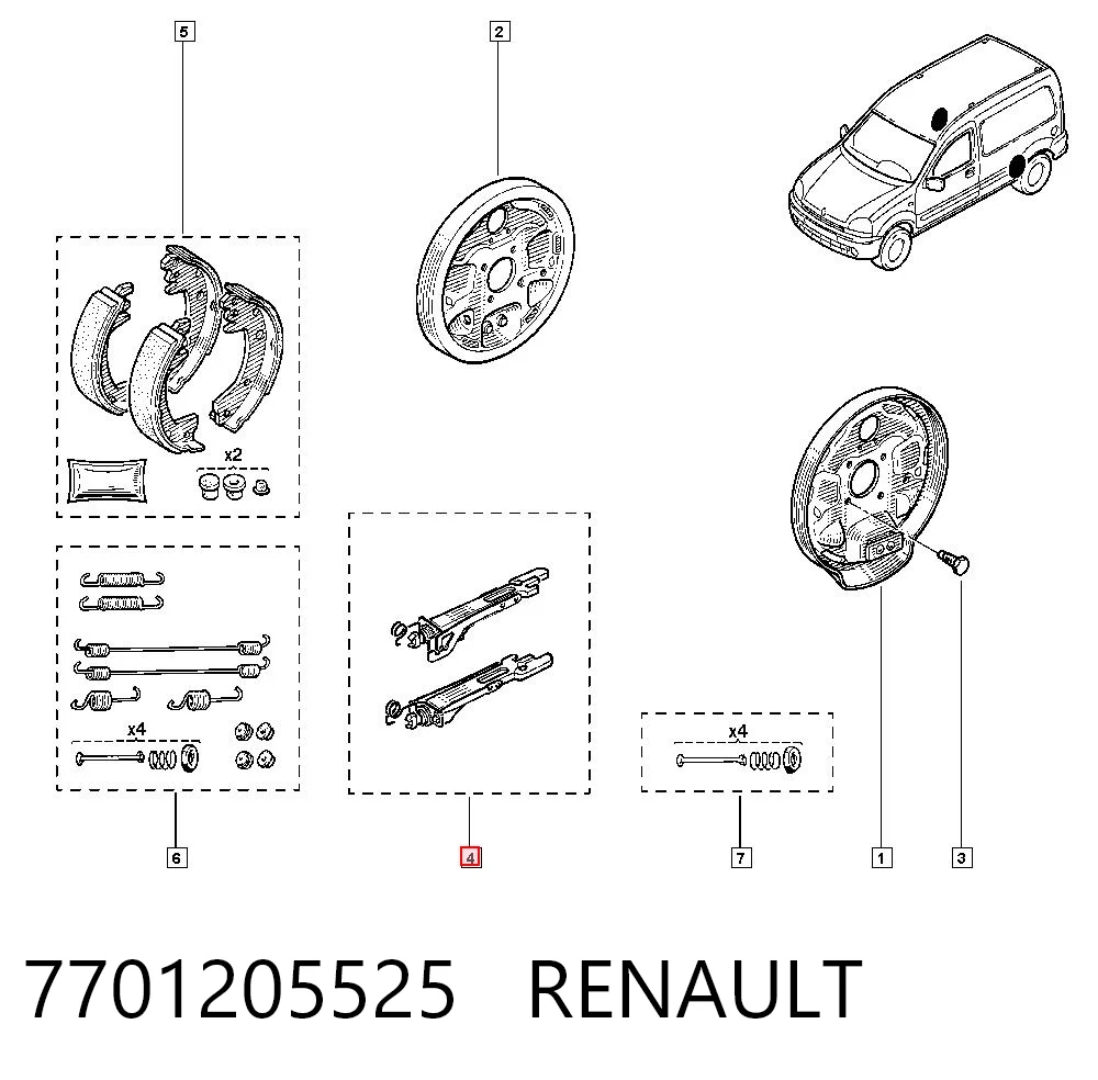 7701205525 Renault (RVI)