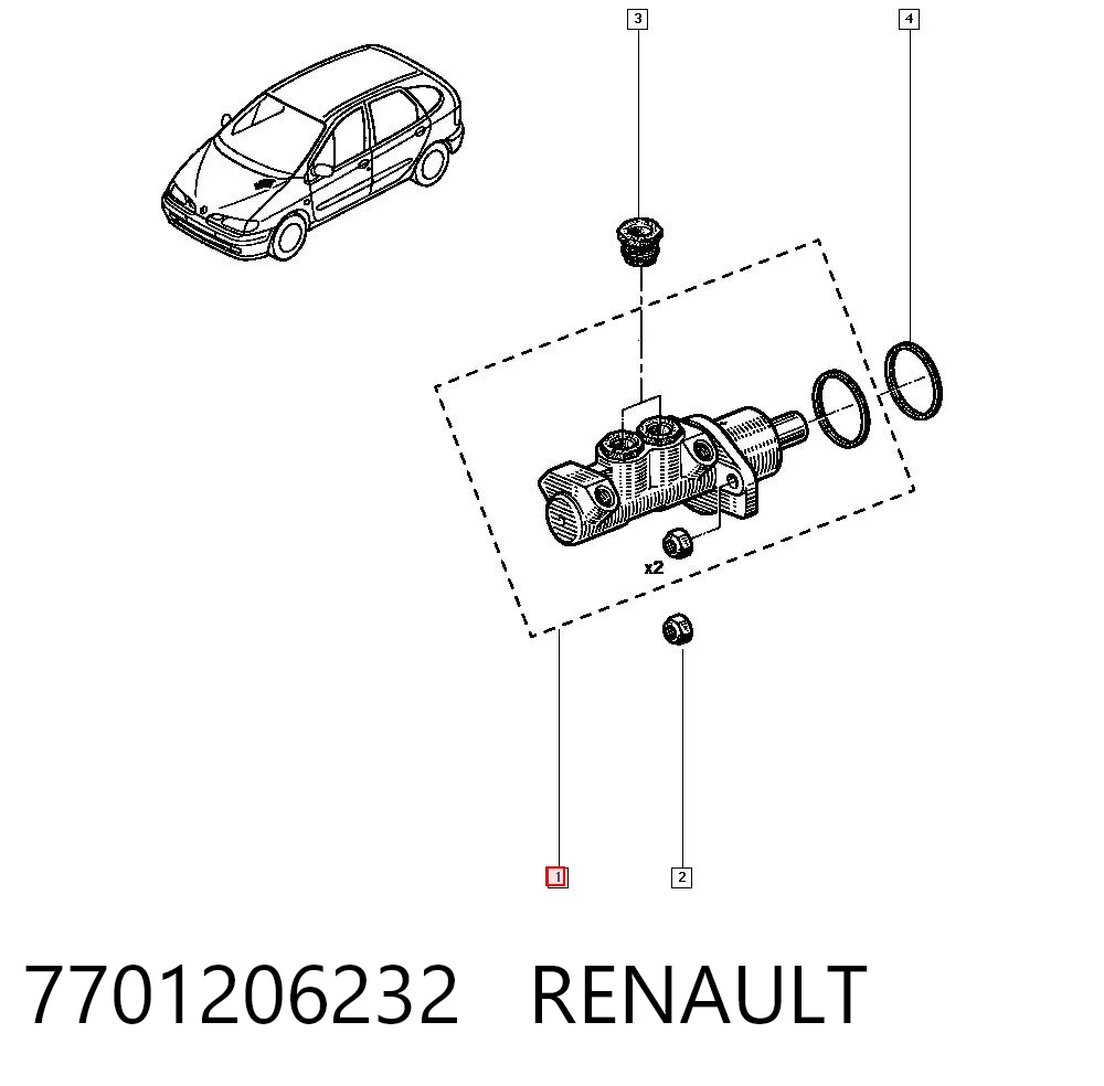 7701206232 Renault (RVI)