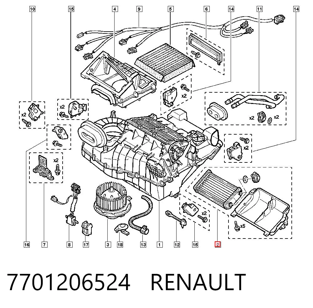 7701206524 Renault (RVI)