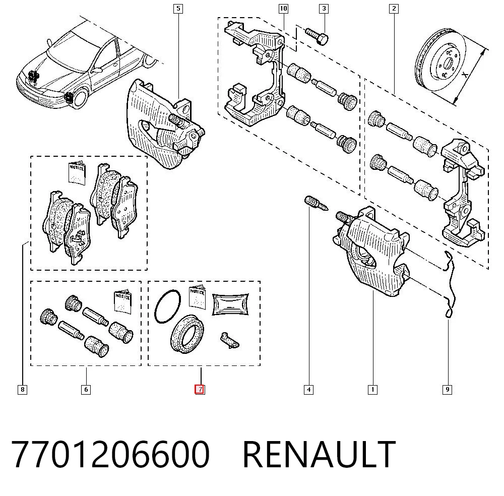 7701206600 Renault (RVI)