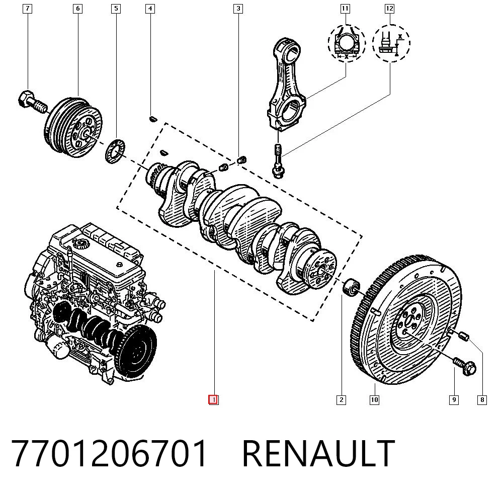 Comprar Cigüeñal Renault Master I T a bajo precio
