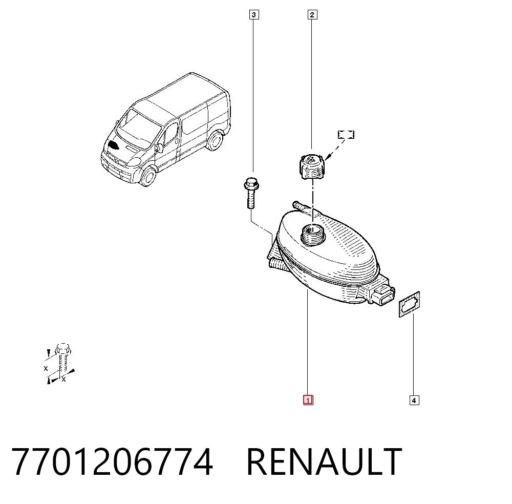 7701206774 Renault (RVI)
