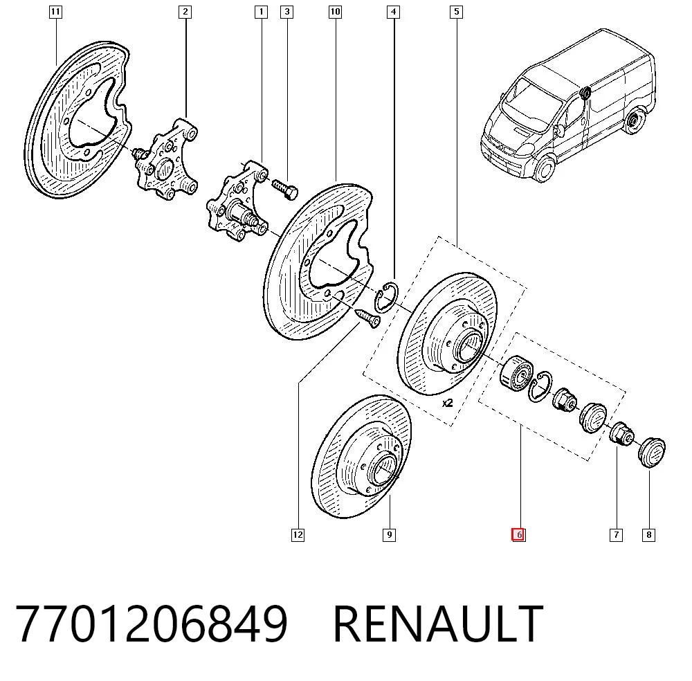 7701206849 Renault (RVI)