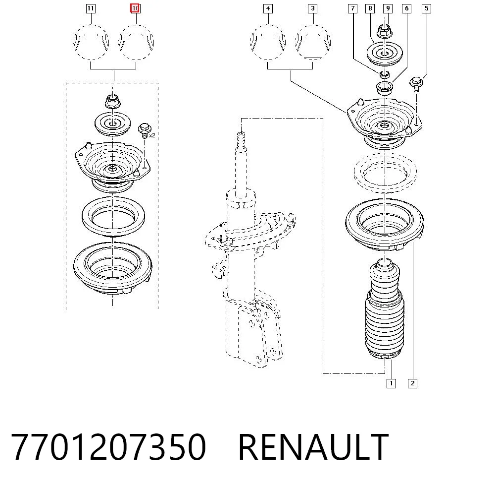 7701207350 Renault (RVI)
