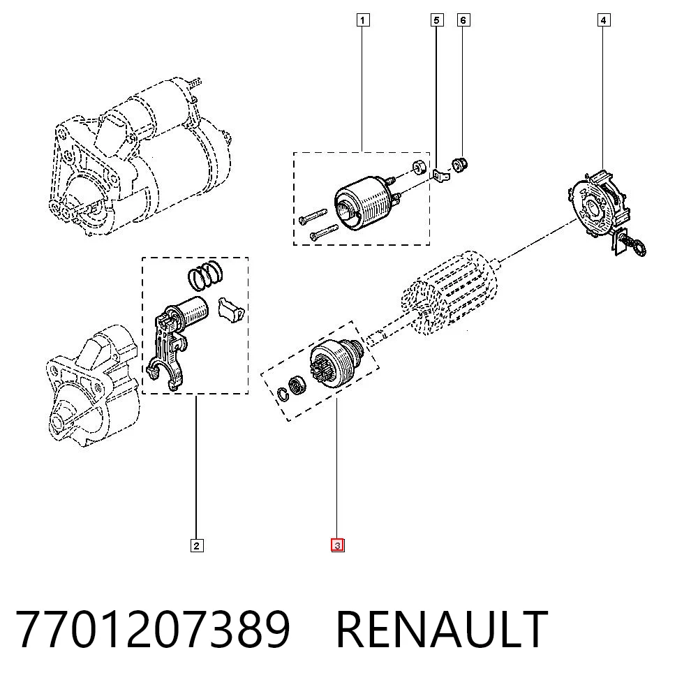 Bendix de coche Renault Clio  desde 23,40 €