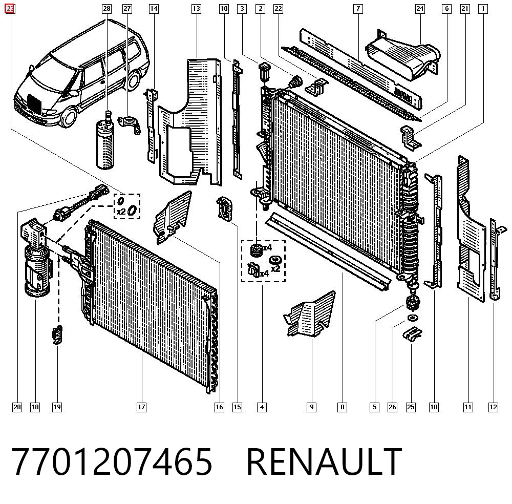 7701207465 Renault (RVI)