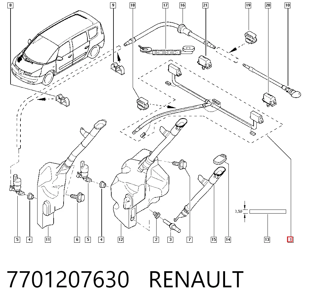 7701207630 Renault (RVI)