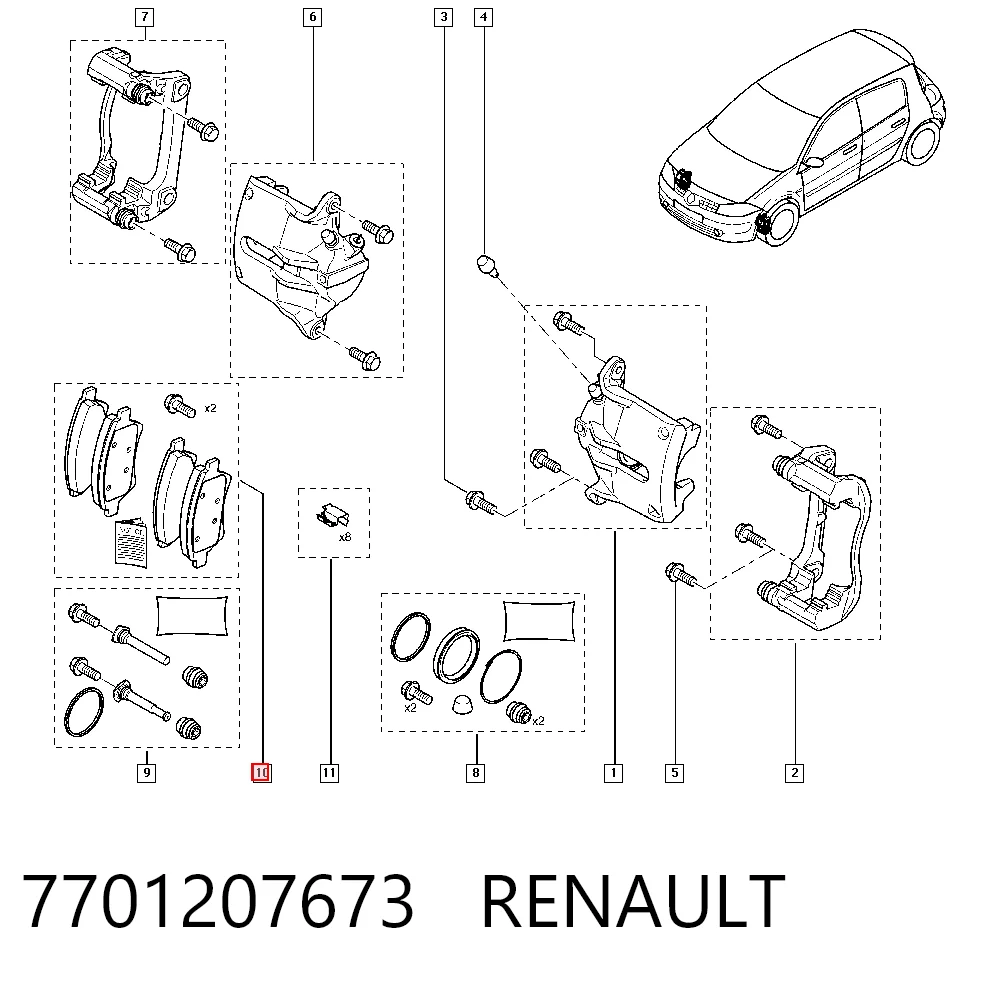 7701207673 Renault (RVI)