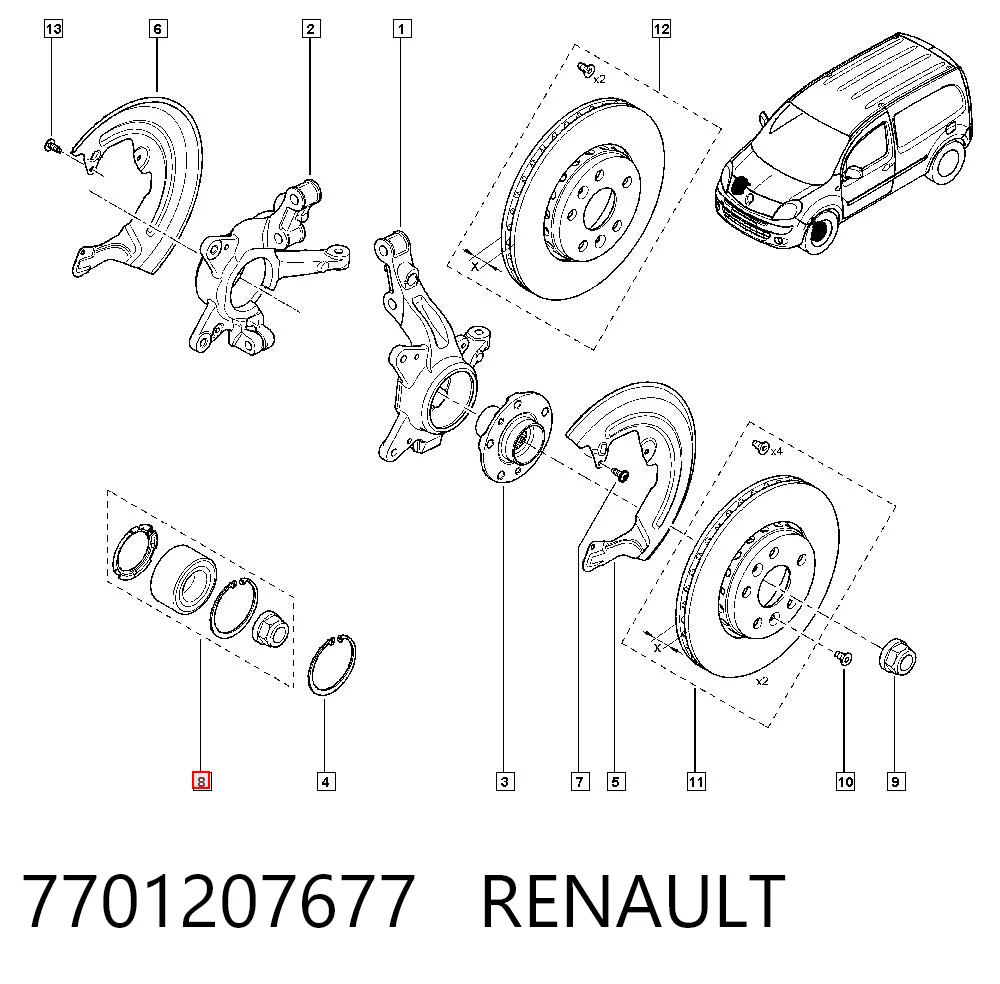 7701207677 Renault (RVI)
