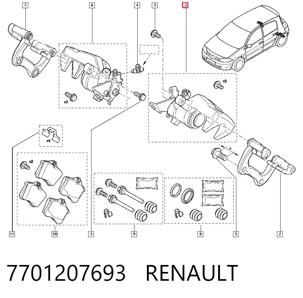 7701207693 Renault (RVI)