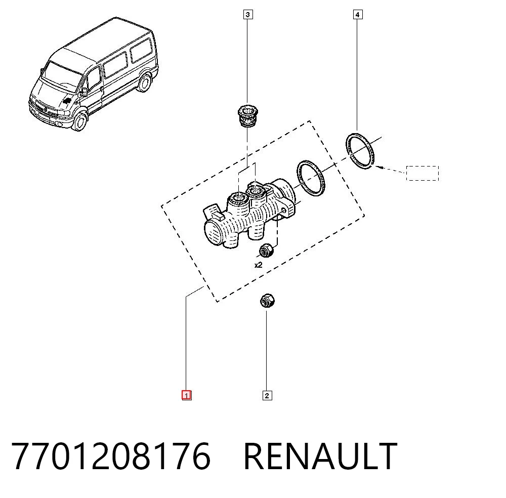 7701208176 Renault (RVI)