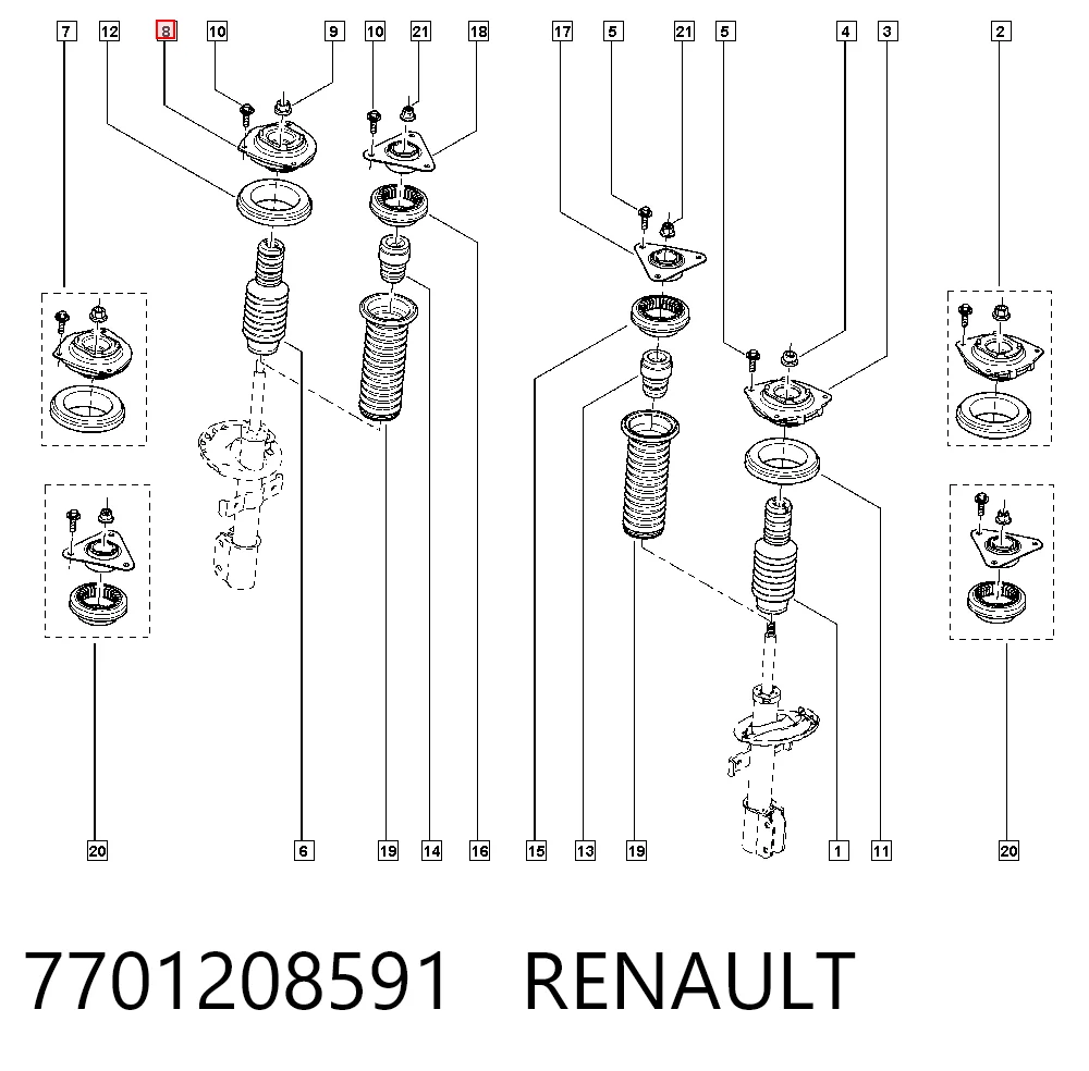 7701208591 Renault (RVI)