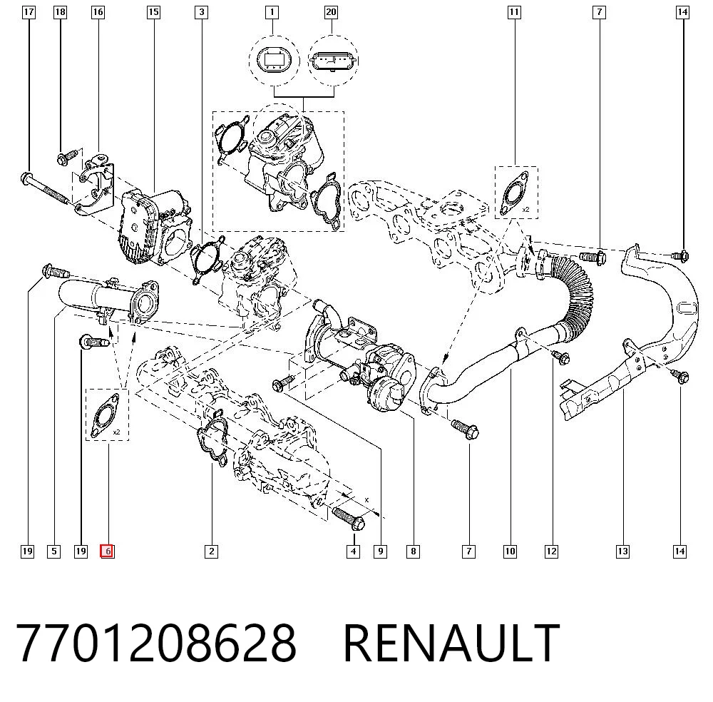 7701208628 Renault (RVI)