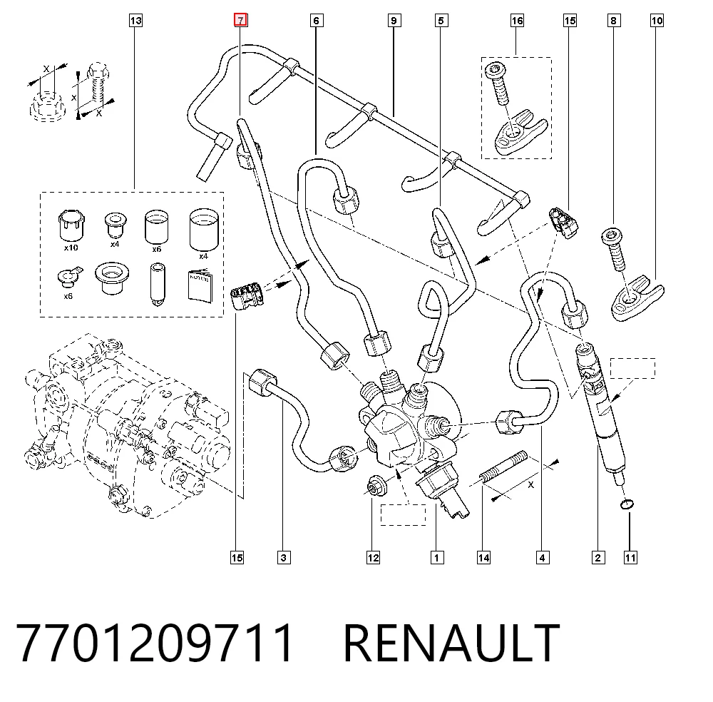 7701209711 Renault (RVI)