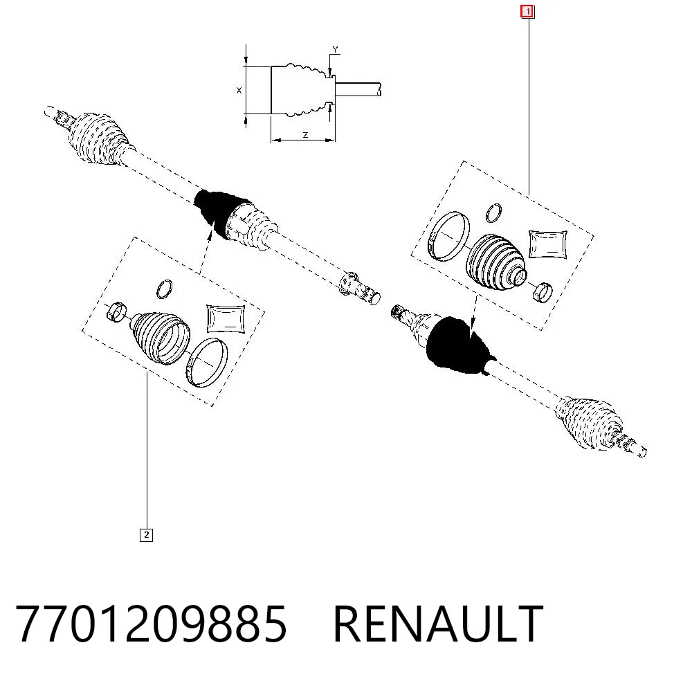 7701209885 Renault (RVI)