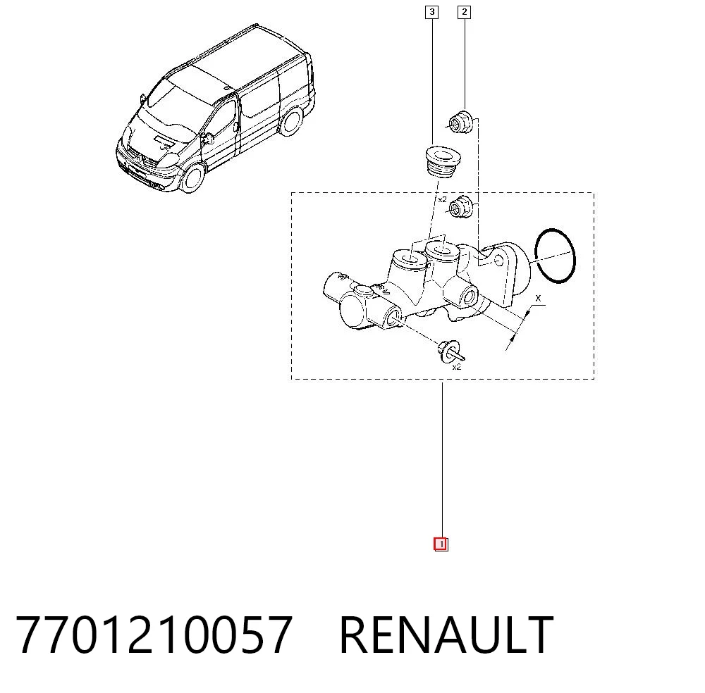 7701210057 Renault (RVI)