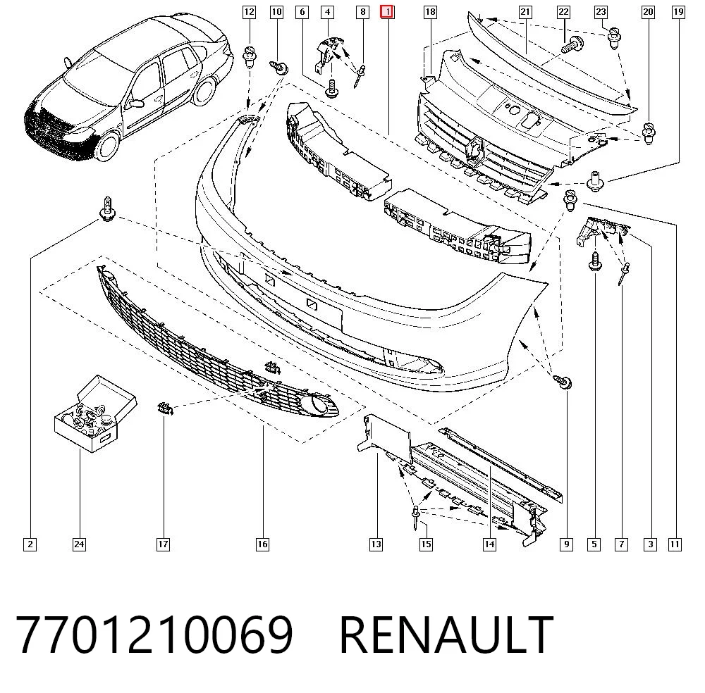 7701210069 Renault (RVI)