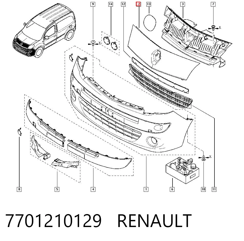 7701210129 Renault (RVI)