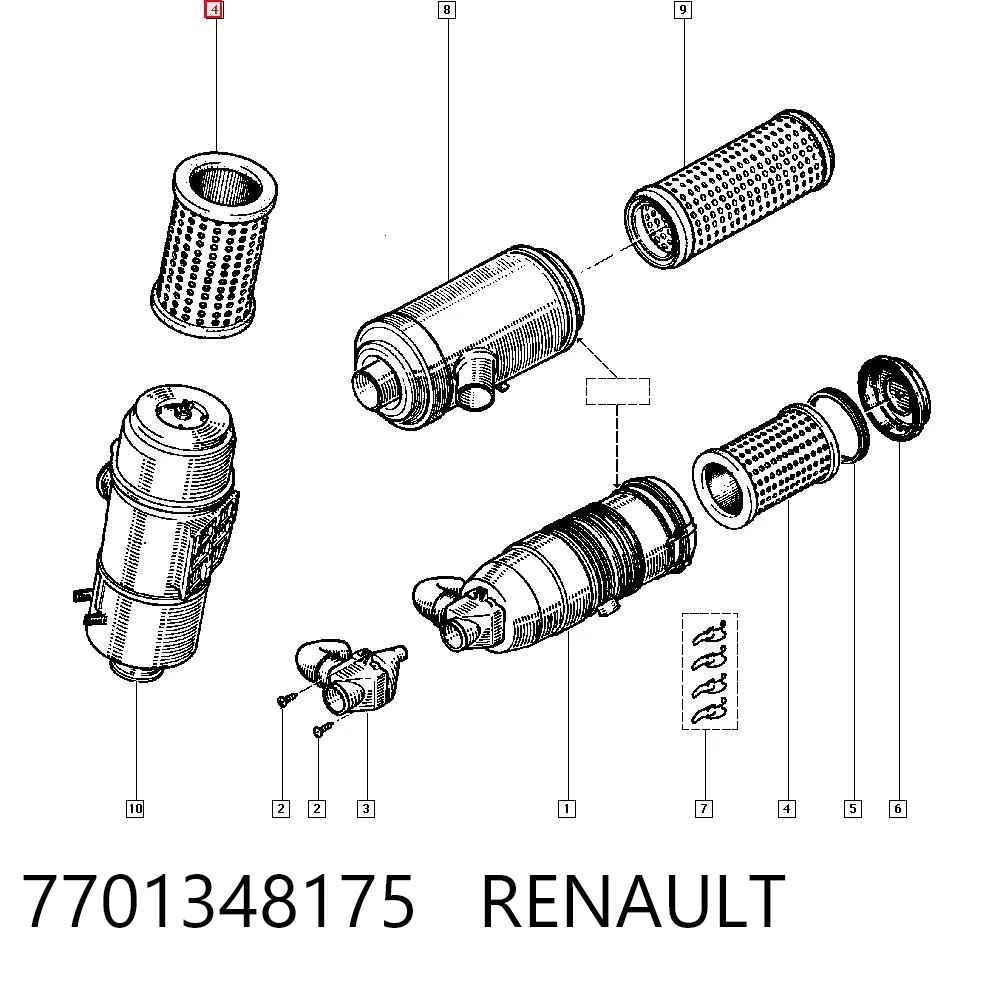 7701348175 Renault (RVI)