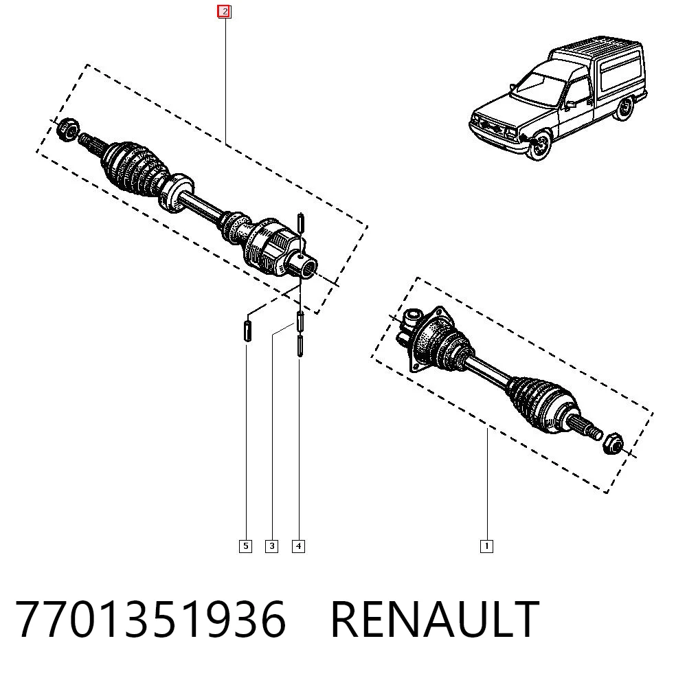 7701351936 Renault (RVI)