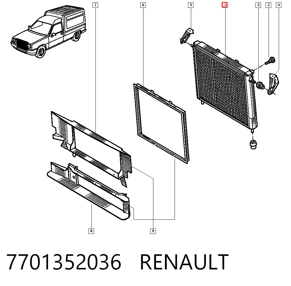 7701352036 Renault (RVI)