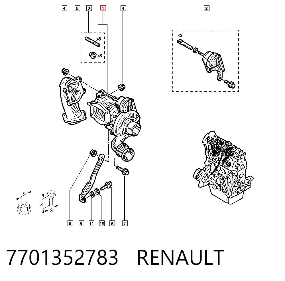 Turbo Megane monovolumen (1996-2001) original desde 103,09 €