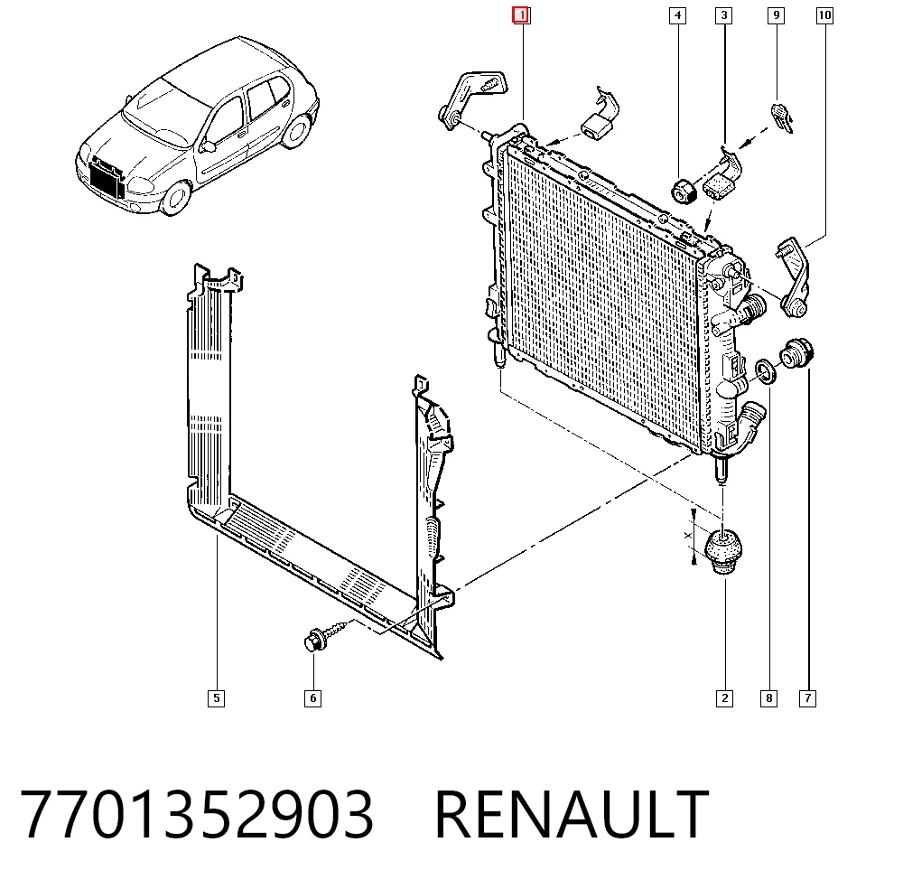 7701352903 Renault (RVI)