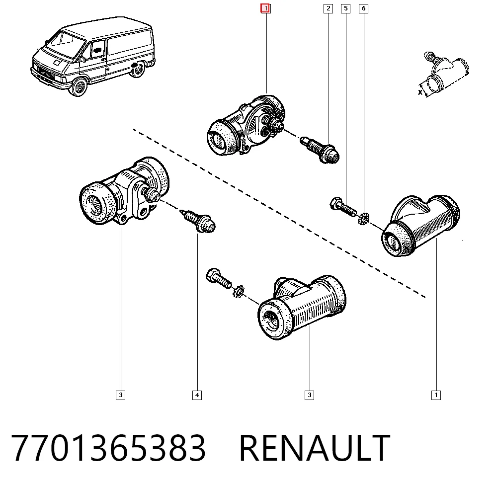7701365383 Renault (RVI)