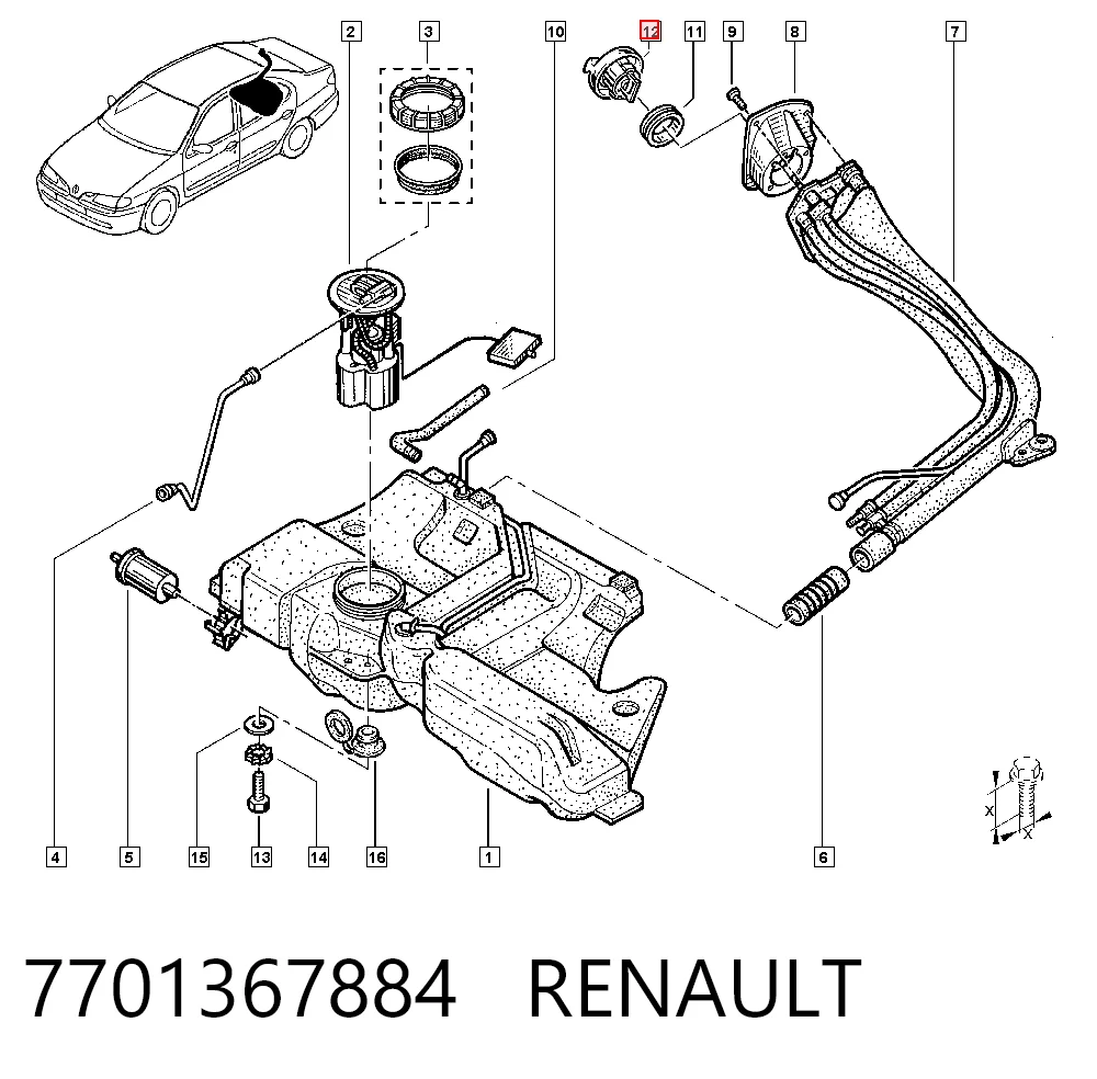 Comprar Tapon de gasolina Renault Master III FV