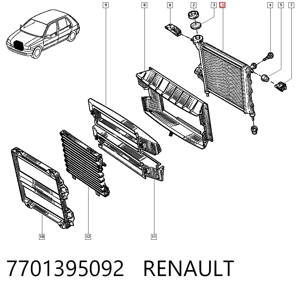 7701395092 Renault (RVI)