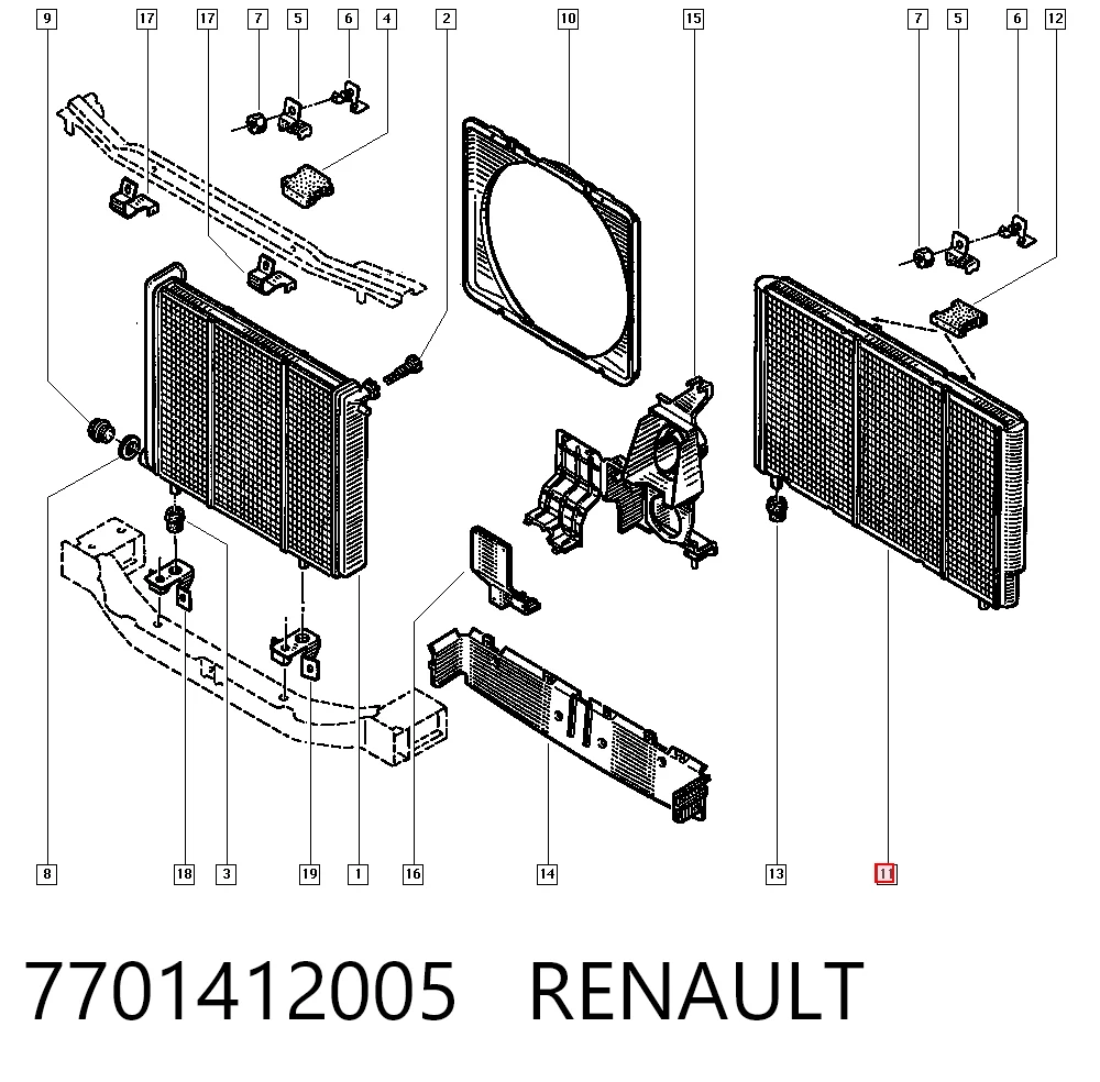 7701412005 Renault (RVI)
