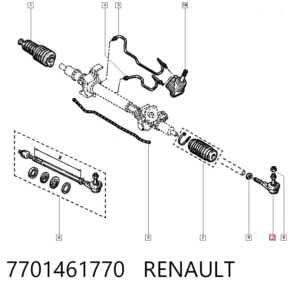 Rótulas de dirección Renault Trafic bus comprar en España