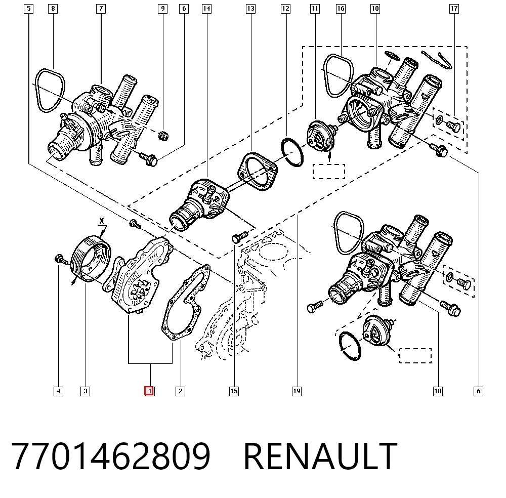 7701462809 Renault (RVI)