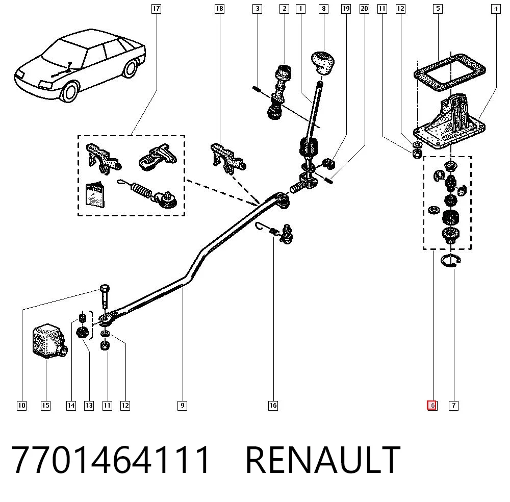7701464111 Renault (RVI)