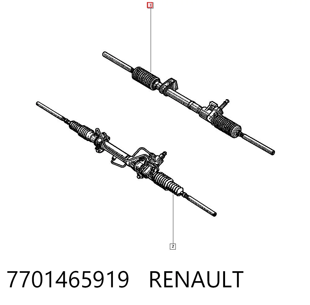 Comprar Cremallera de dirección Renault 21  L48 a bajo precio