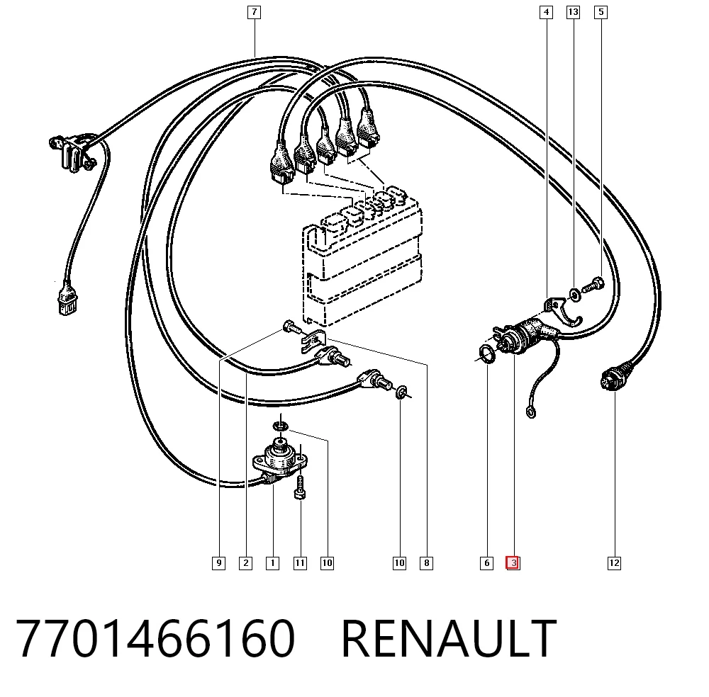 7701466160 Renault (RVI)
