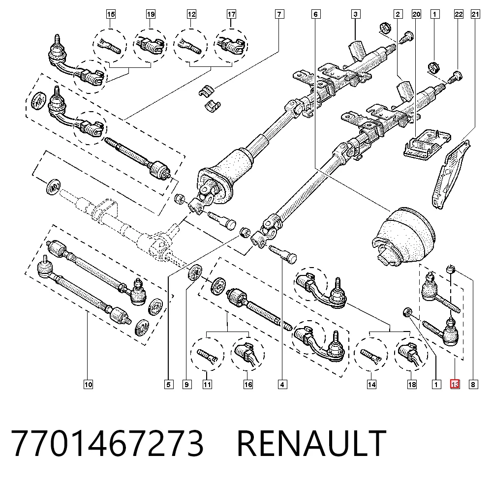 7701467273 Renault (RVI)