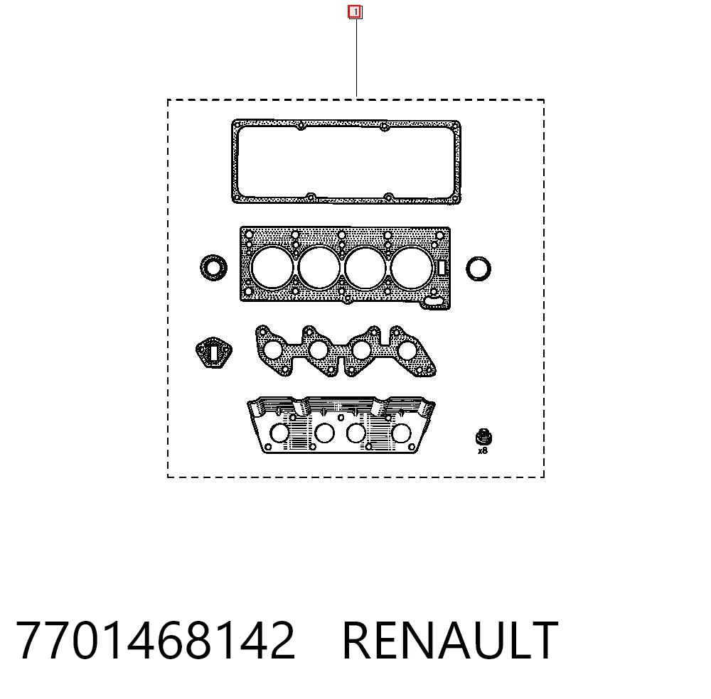 7701468142 Renault (RVI)