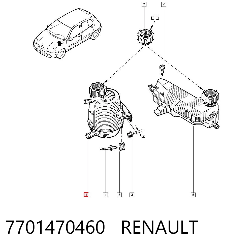 Comprar Deposito expansion Kangoo  KC0, KC1