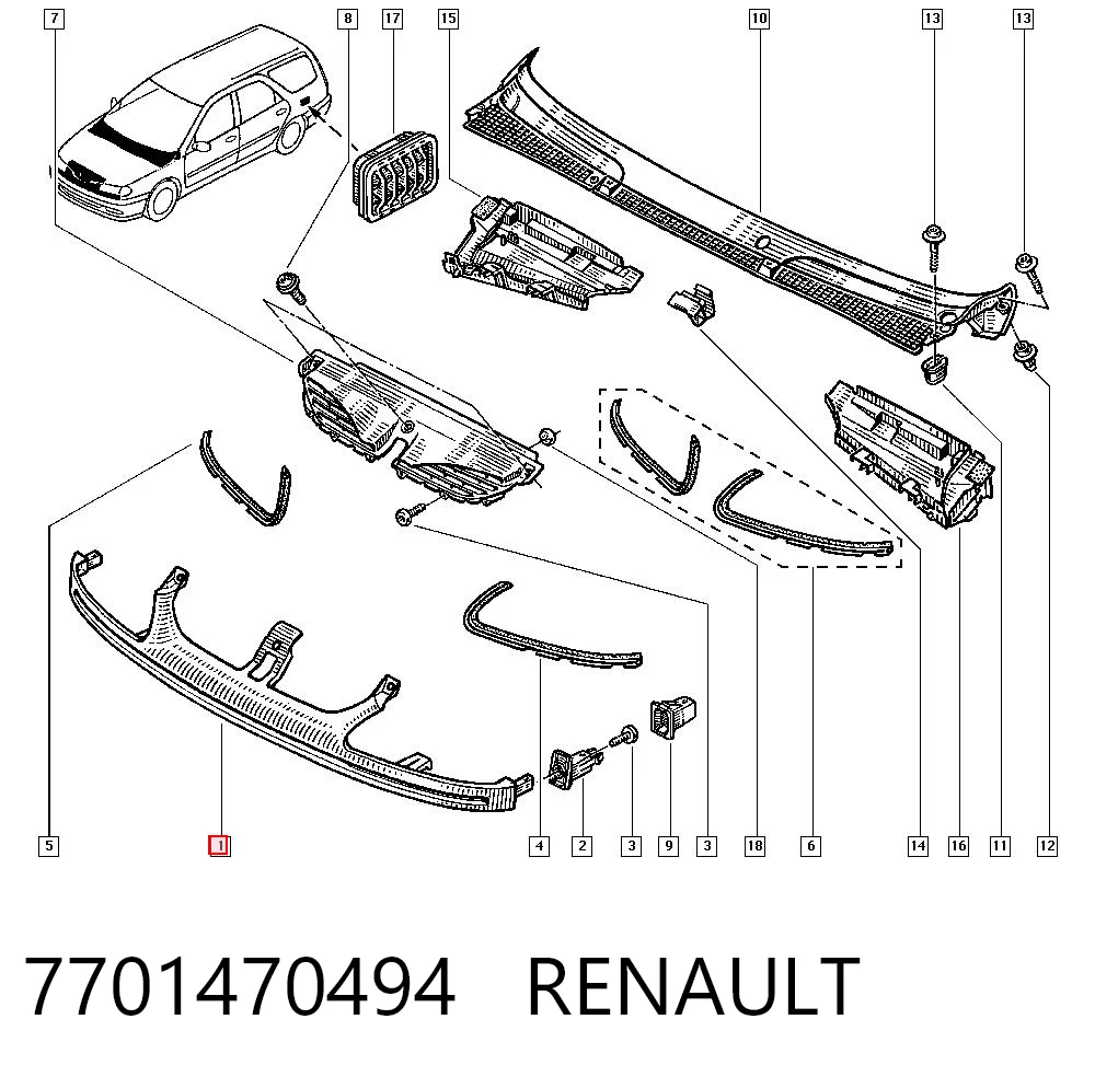 7701470494 Renault (RVI)