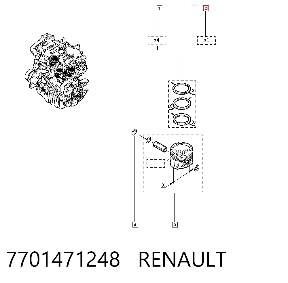 7701471248 Renault (RVI)