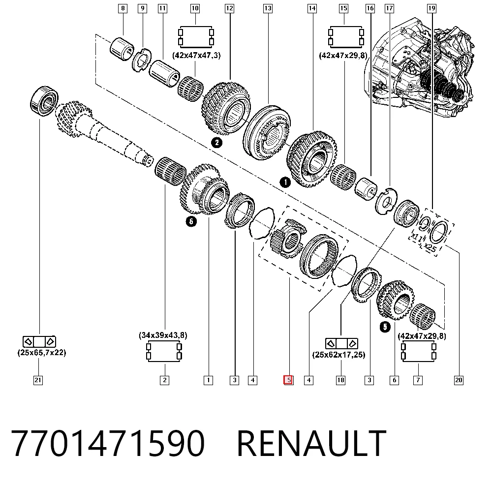 7701471590 Renault (RVI)