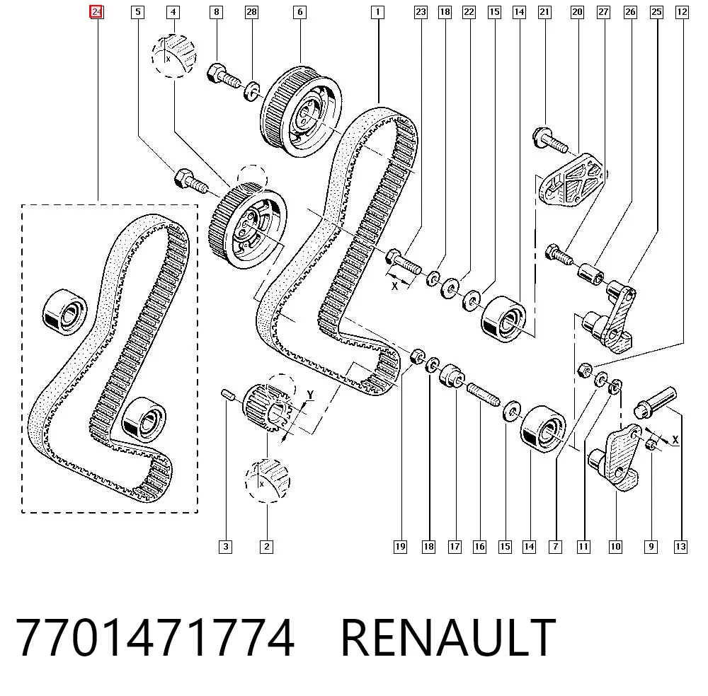 7701471774 Renault (RVI)