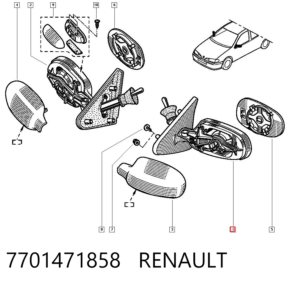 7701471858 Renault (RVI)
