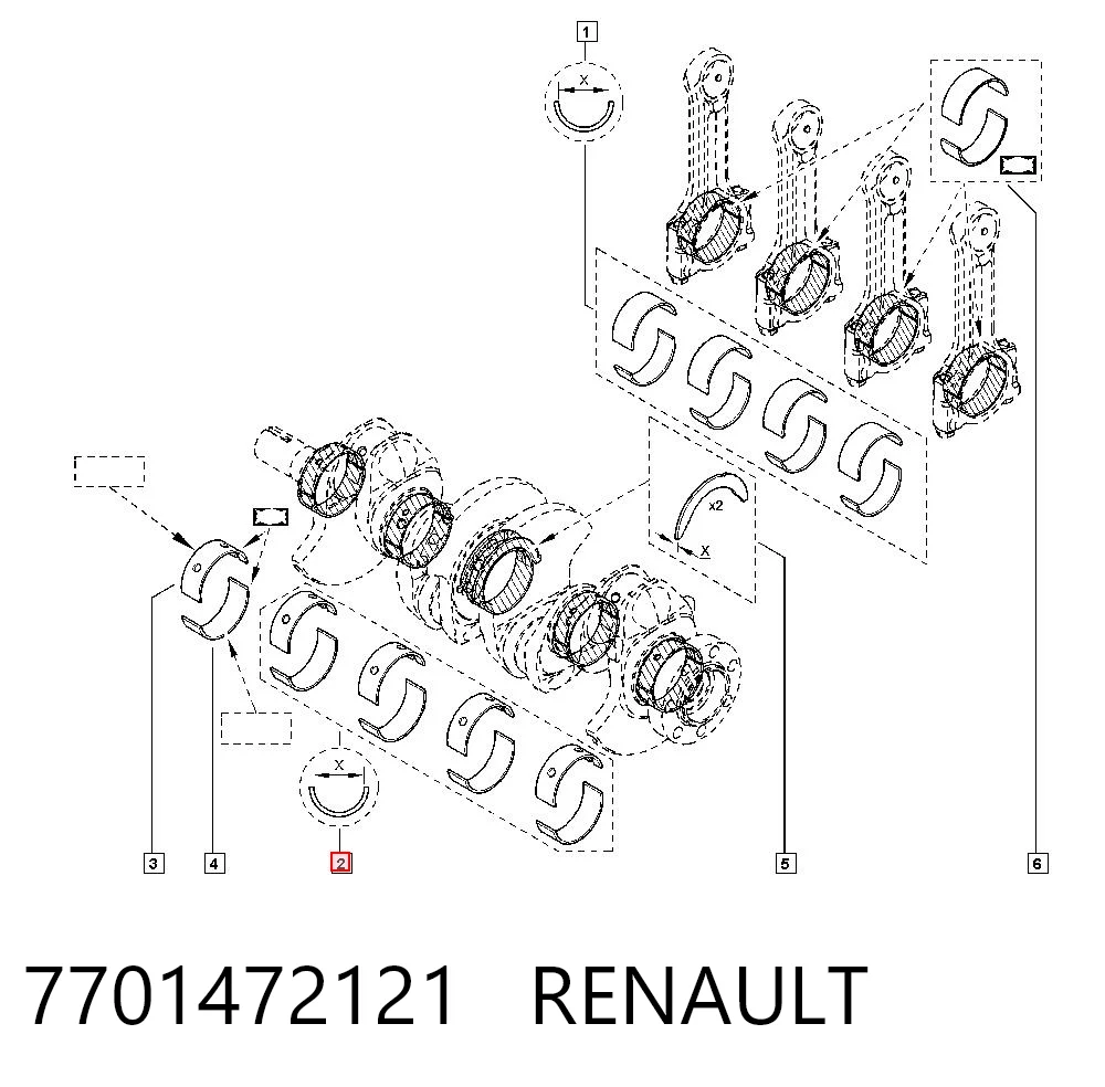 7701472121 Renault (RVI)