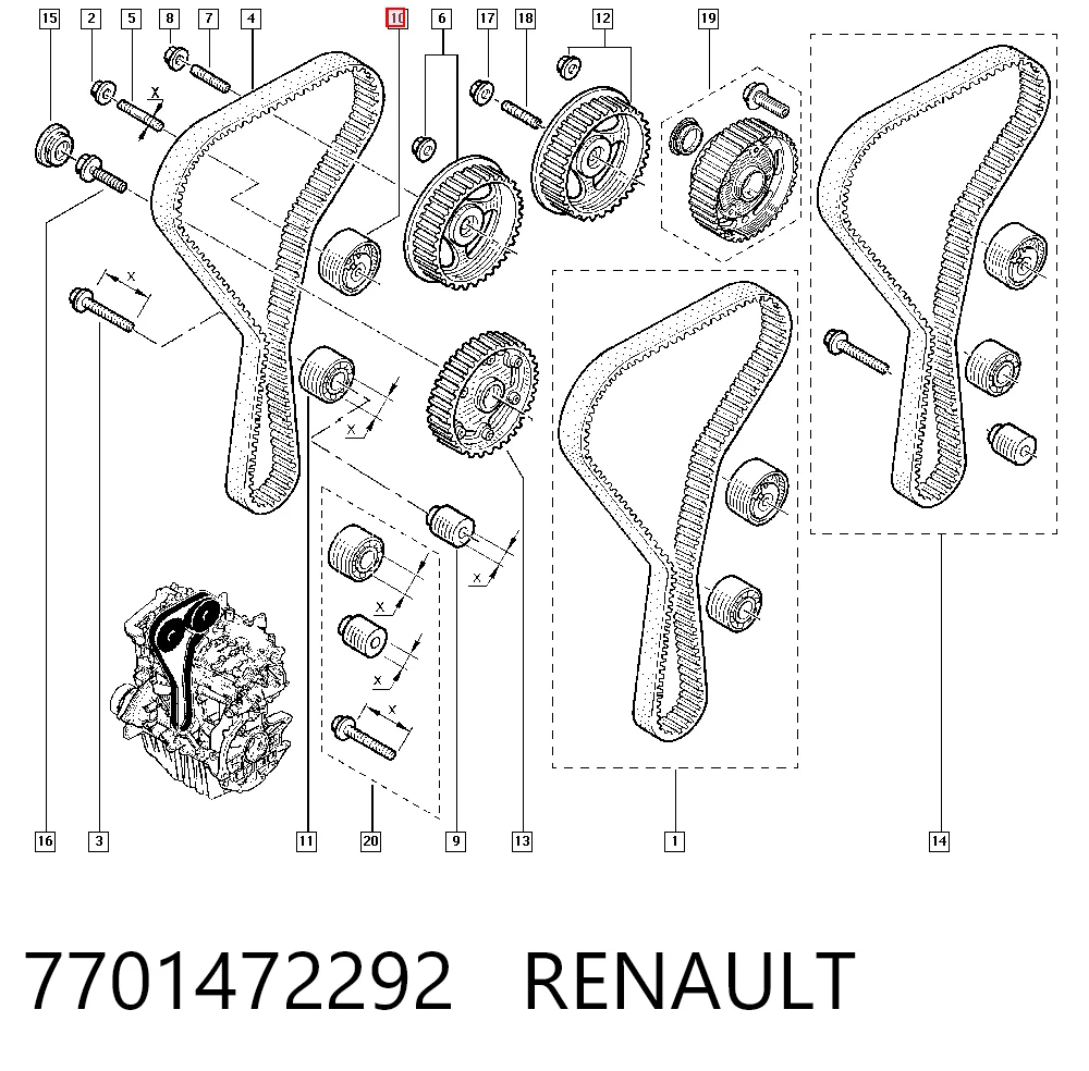 7701472292 Renault (RVI)
